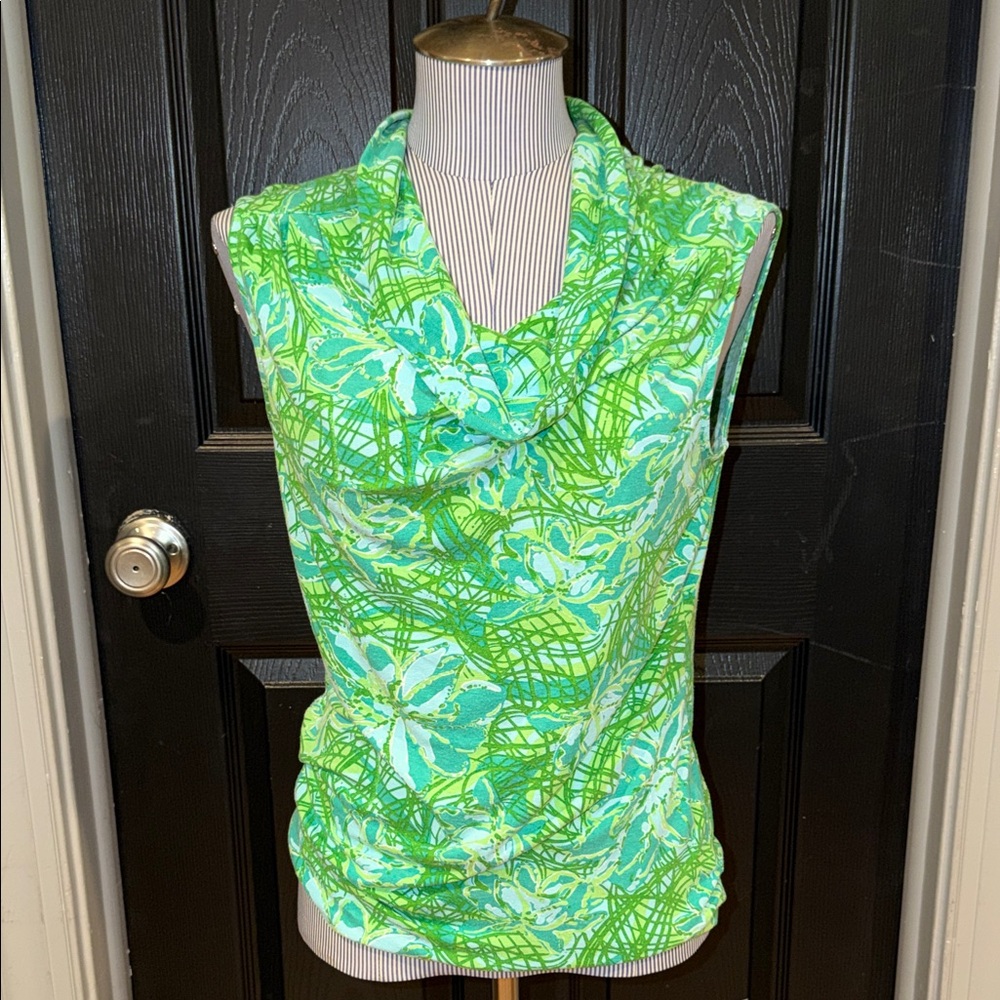 Lily Pulitzer Cowl Neck Tank Sz. M